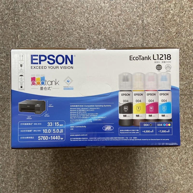 A4 FOR EPSON L1118/L1218/L1119/L1219 Cheap And Easy-to-use Color Inkjet Printer For Students Home Office File Photo Printer