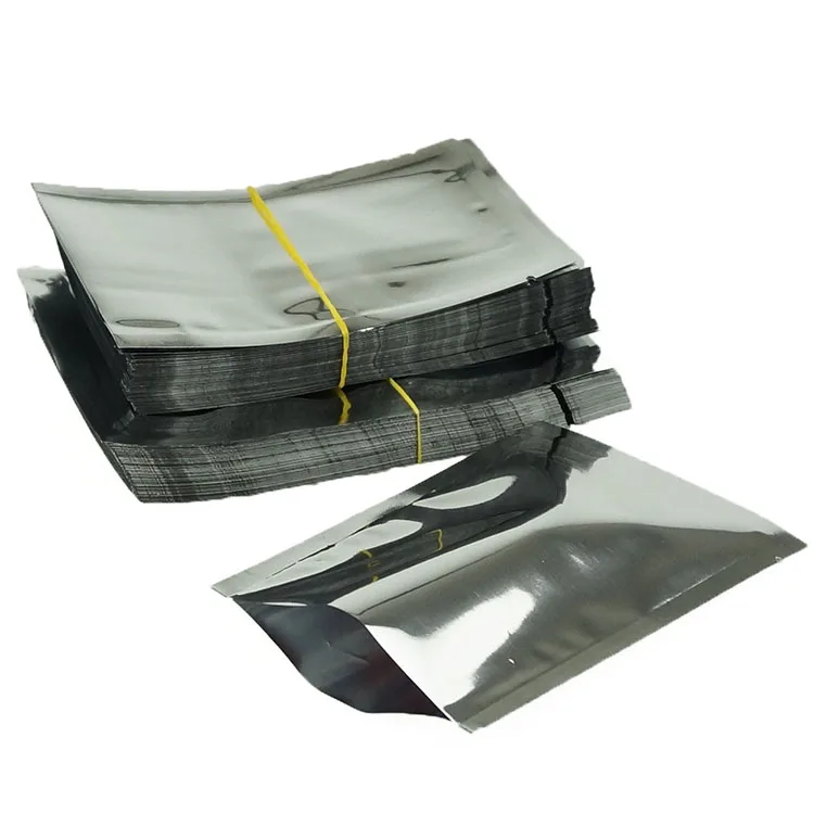 Wholesale Customized Three Side Seal Foil Print PET BOPP AL Mylar Bags with Zipper Top for Food Packaging