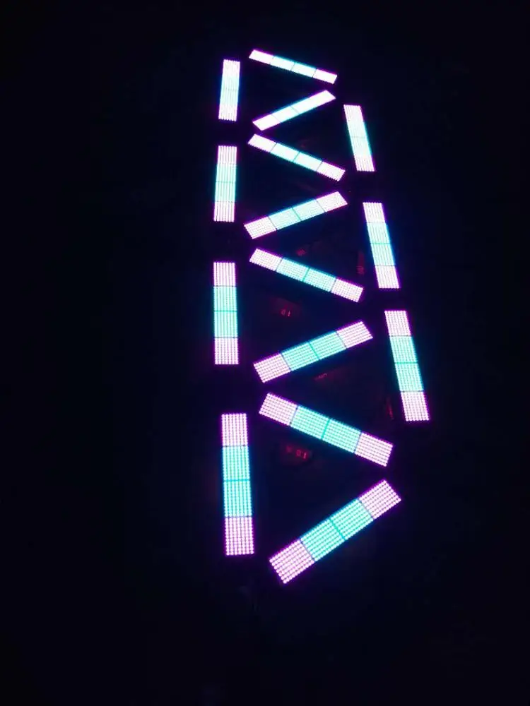 Intense Single Pod Blinder and Floodlight 308*SMD 5050 RGB 4 segments Symphony Thunder Strobe  LED Flash Exposure Light