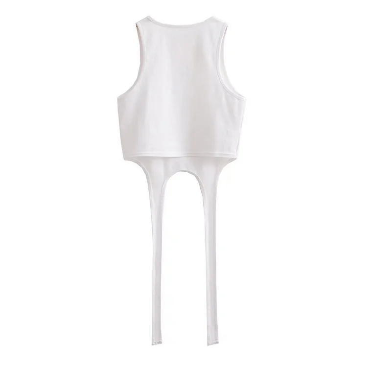 Runwaylover 358 Sleeveless Ladies Fashion Slim Crop Tops