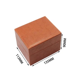 Slots Leather Watch Storage Box Organizer New Mechanical Mens Watch Display Holder Cases Black Jewelry Gift Boxes Case