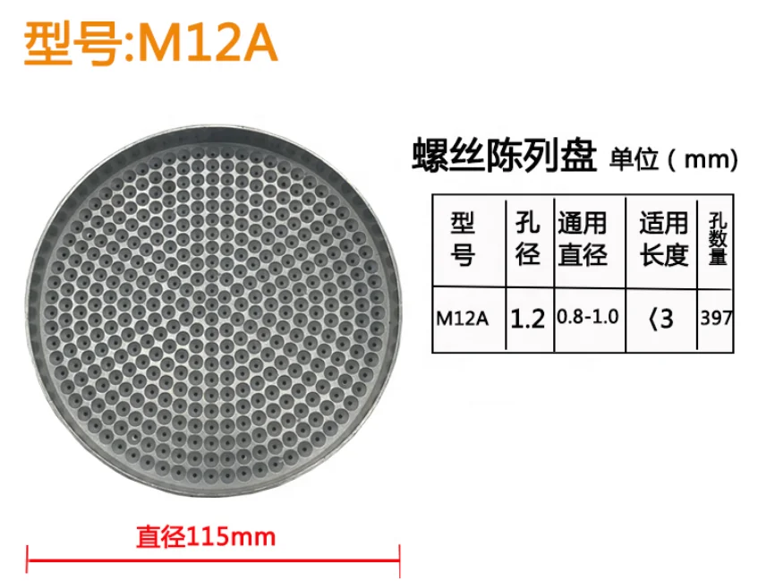 Zinc alloy ESD Round Screw Storage Bin Box Screw Tray