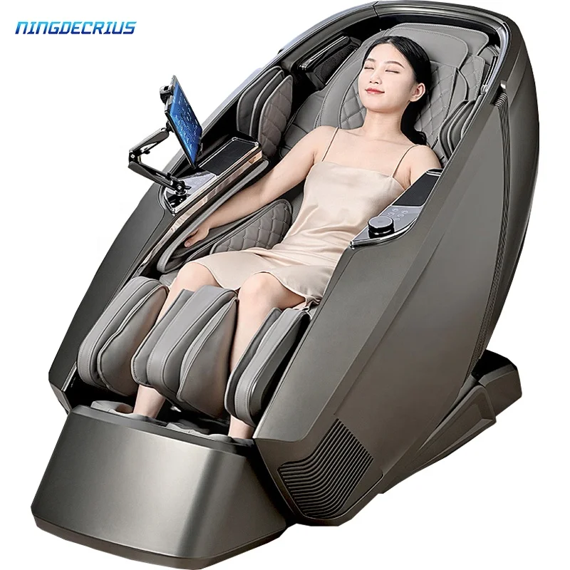 NINGDECRIUS Manufacture Factory oem 4D Zero Gravity odm Wholesale Full Body Massager Recliner SL Track Electric Massage Chair
