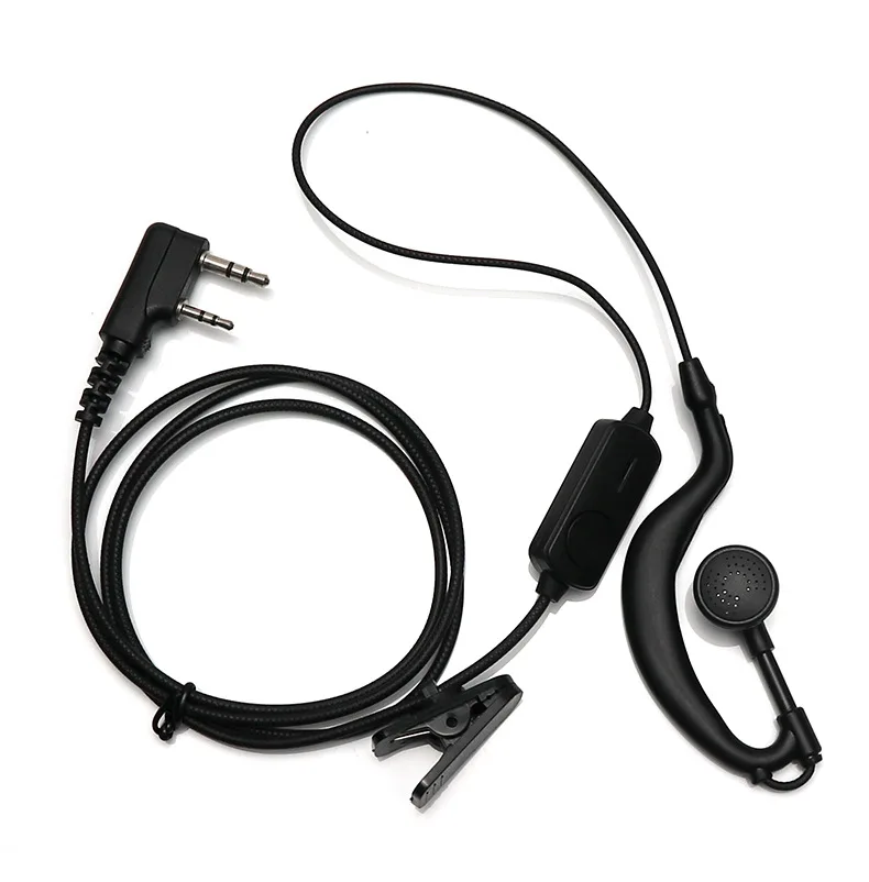 Baofeng walkie talkie air duct headset noise reduction anti-radiation in-ear headset suitable for UV5R/82/UV2