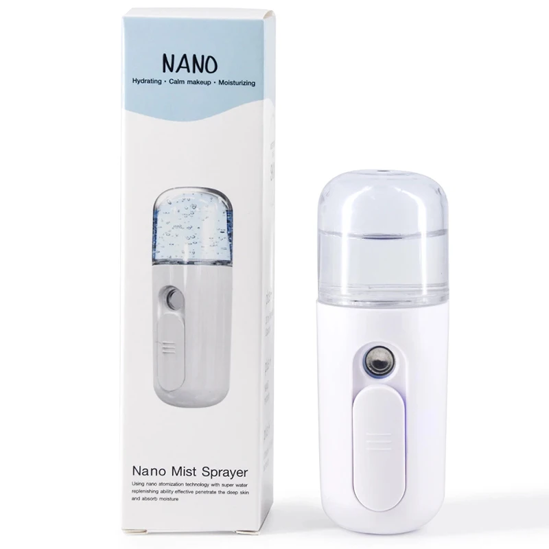 
OEM Beauty product cheap facial steamer portable face mini Facial Steamer private label water replenishment instrument 