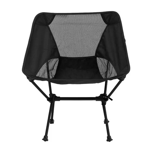 
Portable Camping Chair with Adjustable Height Compact Ultralight Folding Backpacking Quad Chairs with Carry Bag 