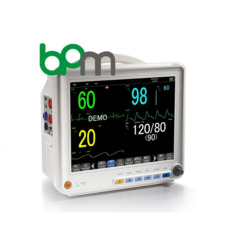 BPM-M1214 Portable VET Medical Multiparameter Digital vital signs Monitor for Veterinary Animal Hospital