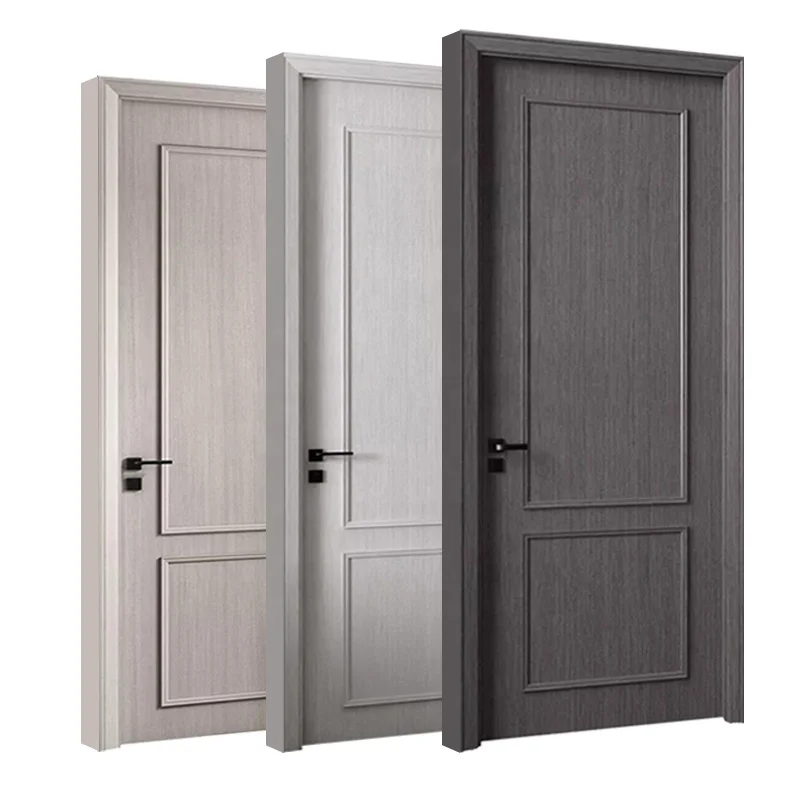 Modern Design Ecological Gate Wooden Apartment Hotel Door Melamine Mdf Wooden Doors