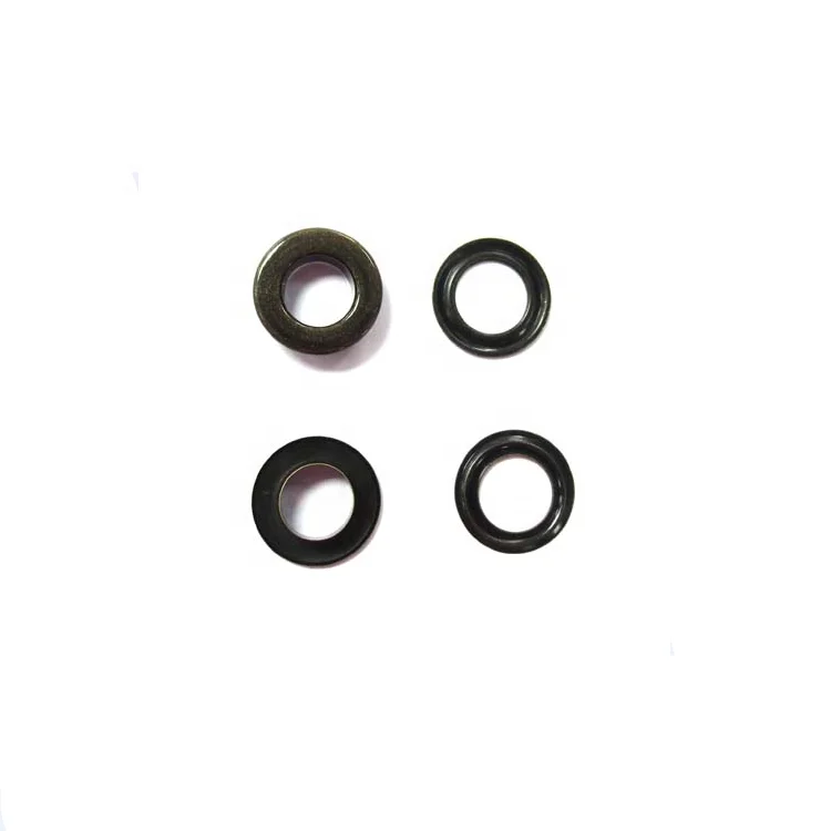 Плоская поверхность, вьющиеся поля, медное латунное кольцо, кнопка, круглая застежка, люверсы на заказ