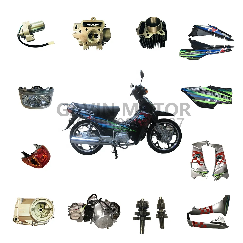 sale high quality wholesale all kinds of cheap gear motorcycle accessories 50cc-110cc engine and engine cover for KTM
