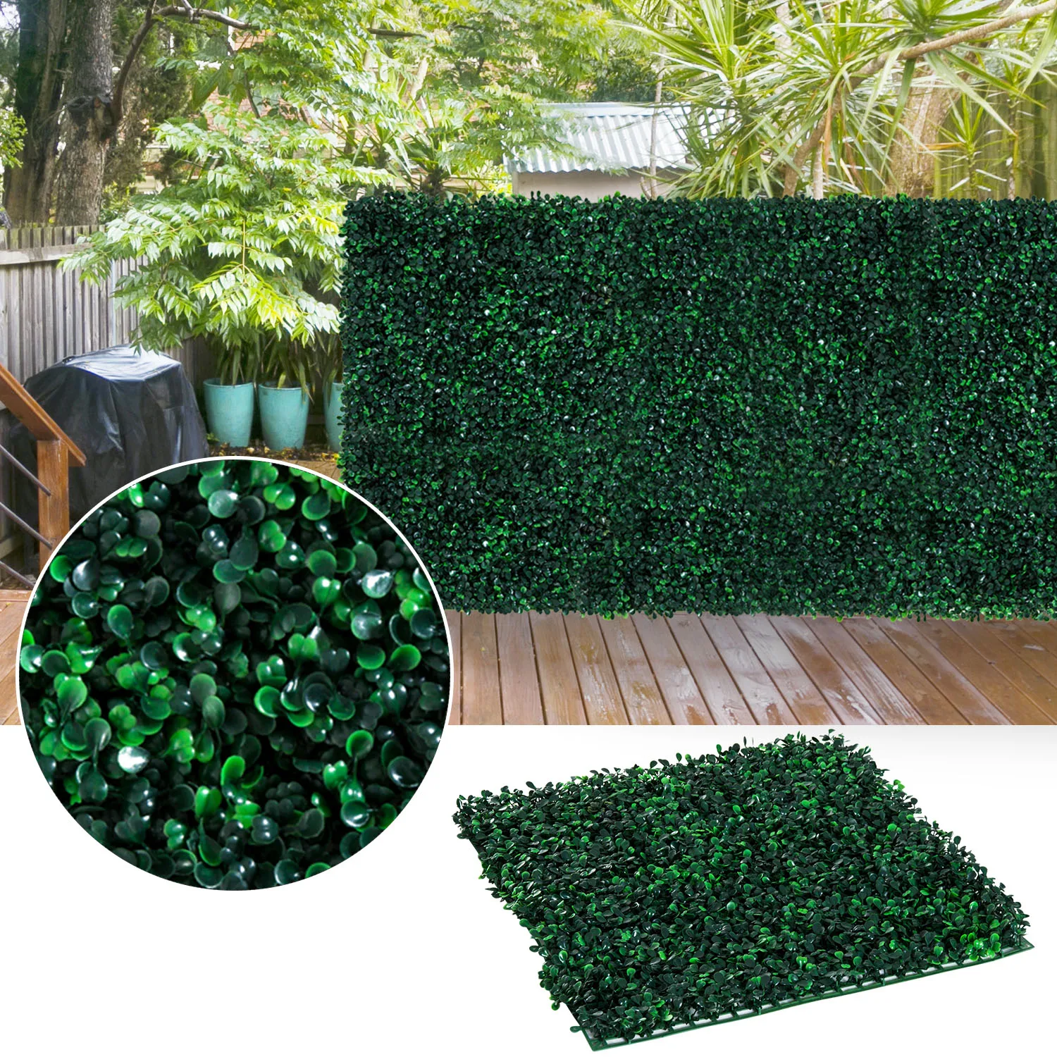 Artificial Boxwood Hedge Mat Plant Panels Artificial Wall Hedge Grass Mat