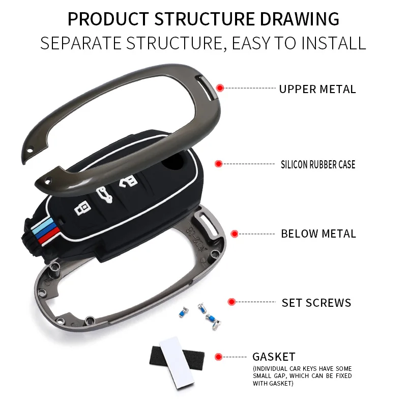 Vtear Car Key Case Cover For Skoda Octavia A5/Octavia A6/Octavia A7/Karoq/Kodiaq/Yeti/Octavia A8 PRO Protection Shell Keys Bag