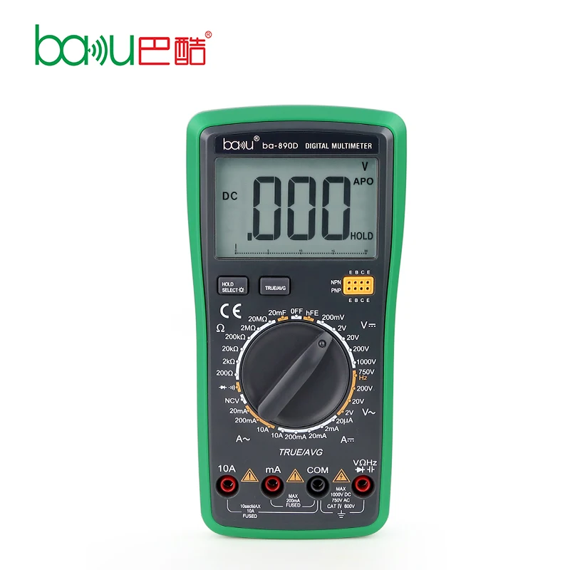 Hot sale factory direct ba-890D multimeter in lowest price digital multimetro detector