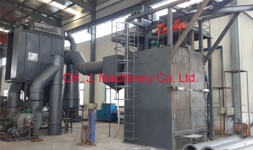  Foundry factory casting cleaning hook type Shot Blasting Machine