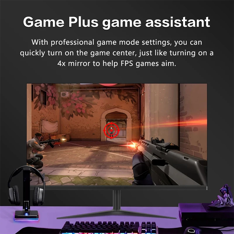 Desktop Computer Gaming Monitor 32 Inch Qhd 2k Super Wide Screen 144hz Curved Monitor