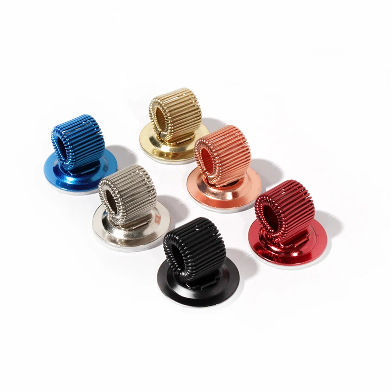 Single  Hole Pen Holders Portable Metal Spring pen holder