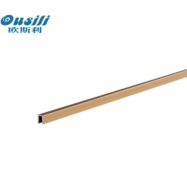 Wholesale Price Tile Trims Strips Profile Corner Tile Trim Metal Decorative Strips