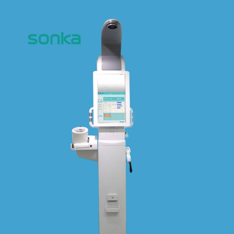 измеритель Веса Ультразвук высота bmi калькулятор CE сертификат компьютерный контролируемый киоск E-health Шэньчжэнь завод