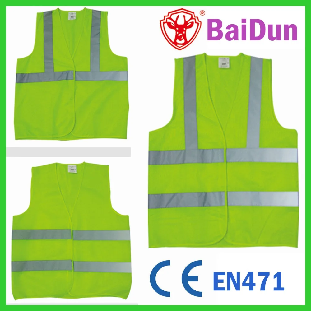 EN471 hi-vis safety reflective vest  Ce Certificate reflective jacket