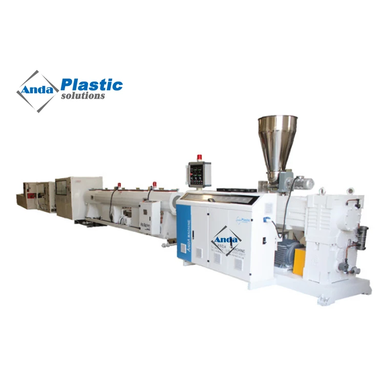 Double Four Line Plastic Electrical PVC Cable Conduit Pipe Making Machine with price pakistan