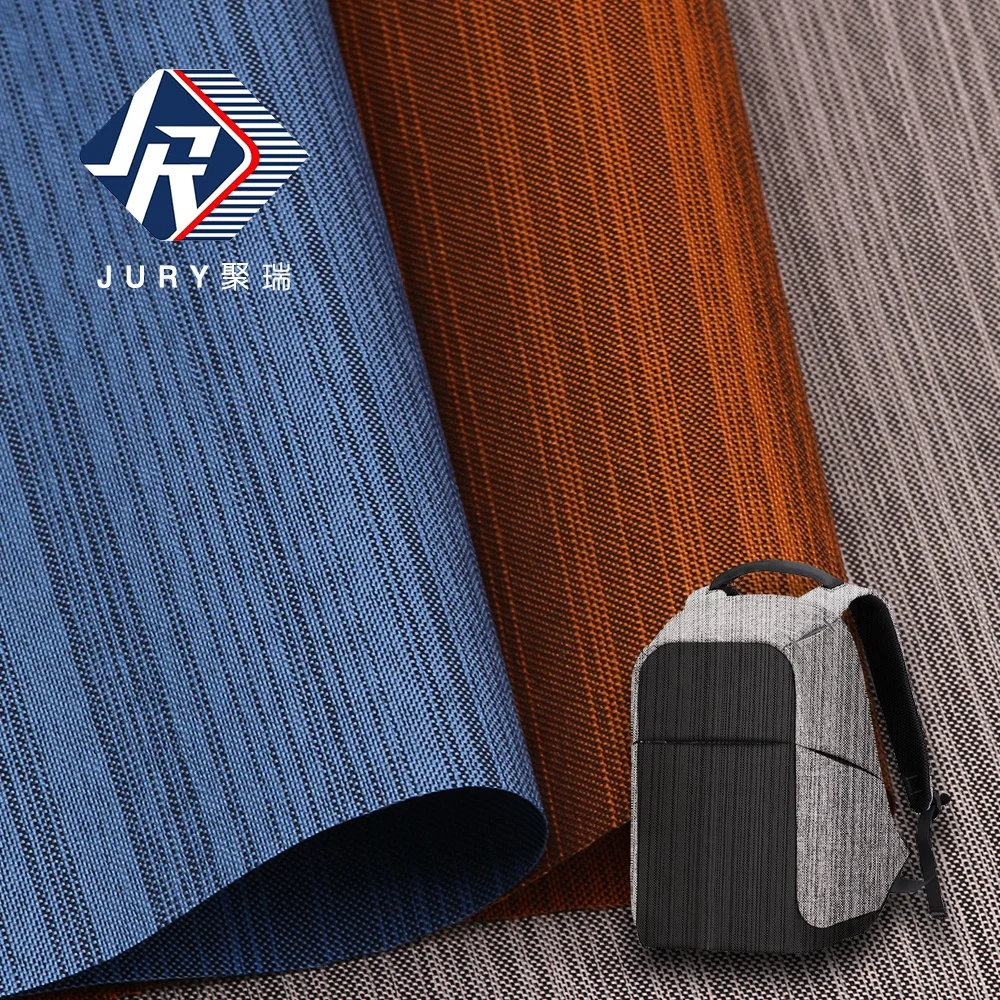 Oxford fabric manufacturer cushion backpacks plain woven denim look 300d 100% polyester waterproof cationic oxford  fabric