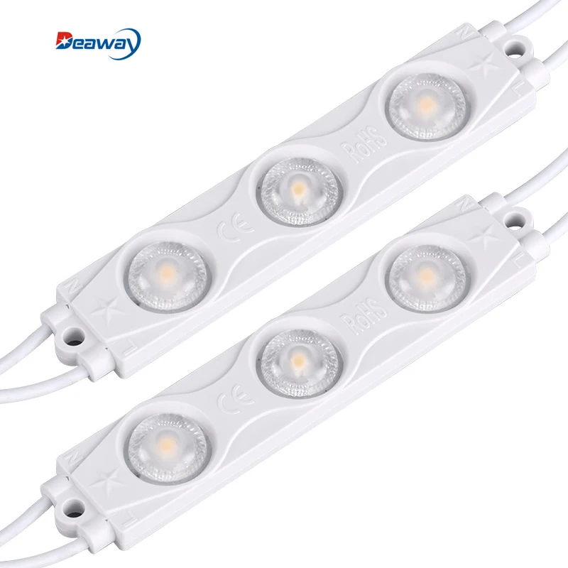 Factory Price 220V AC Waterproof 3 leds SMD 3030 Projector LED Module For Mini Letter Lighting Box