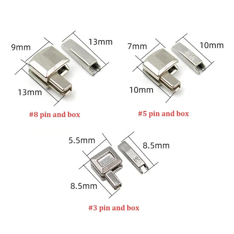 YYX metal zipper stop stopper zipper bottom stop