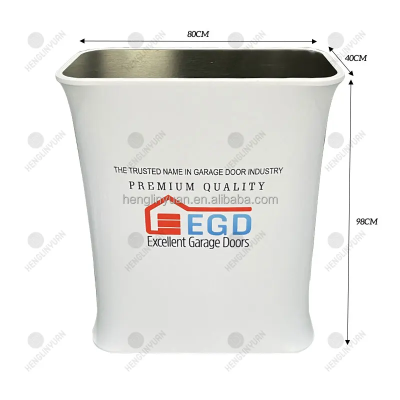 HLY Custom Pop Up Counter Foldable Trade Exhibition Counter Table Pop Up Booth Table