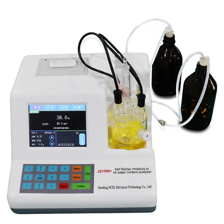 JSY908+ Laboratory use  Automatic karl fischer titrators moisture analyzer