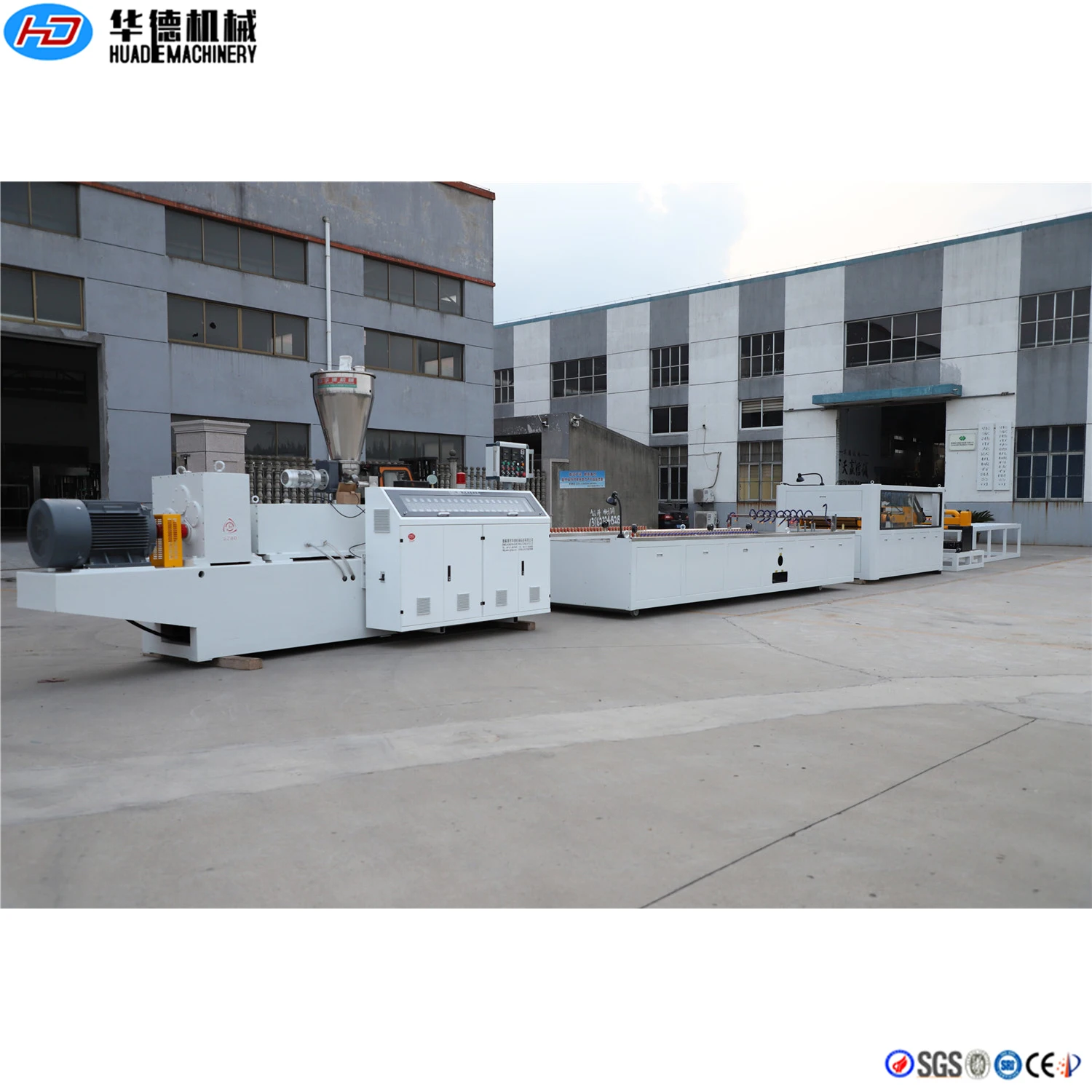 PVC WPC board sheet manufacture plant production line furniture use zhangjiagang