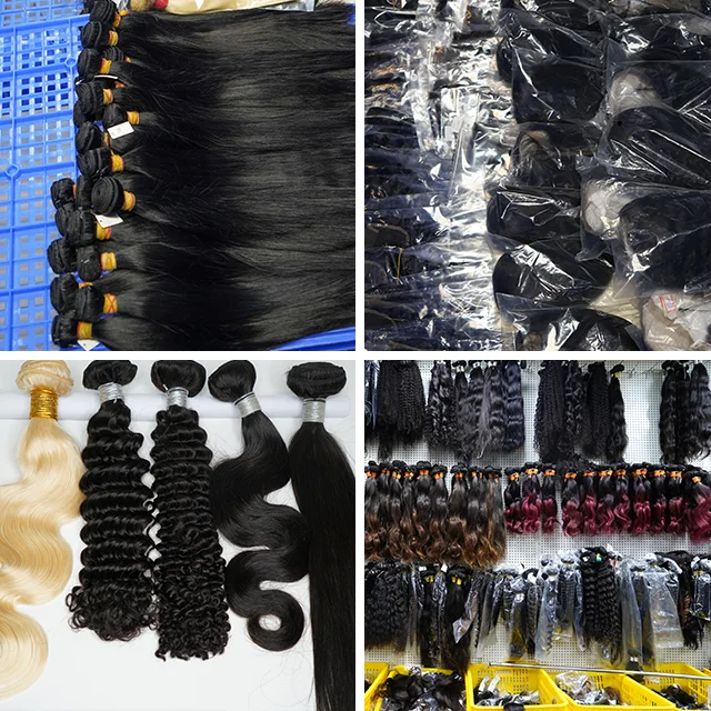 12A Grade High Quality Double Drawn Raw Virgin Cuticle Aligned Human Hair Bundles, Bundles Straight Virgin Brazilian Hair