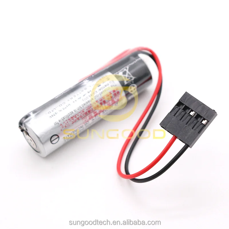 ER6VC3N 3,6 V ER6V ER6V литиевая батарея с черным разъемом Yaskawa робот-манипулятор N шкаф, система привода PLC