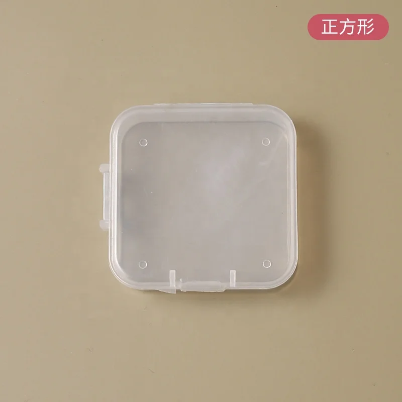 Wholesale pp packaging storage case makeup plastic box with sponge