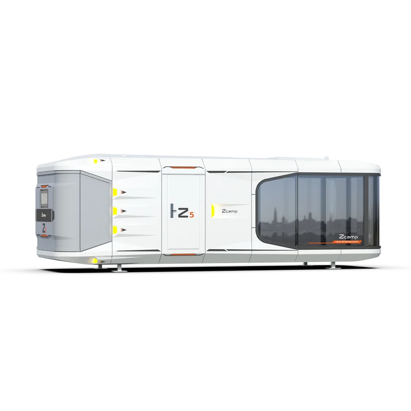 Z5 tiny houses portable mobile house tiny camping easy assemble aluminum alloy prefab house outdoor glass capsule hotel modern