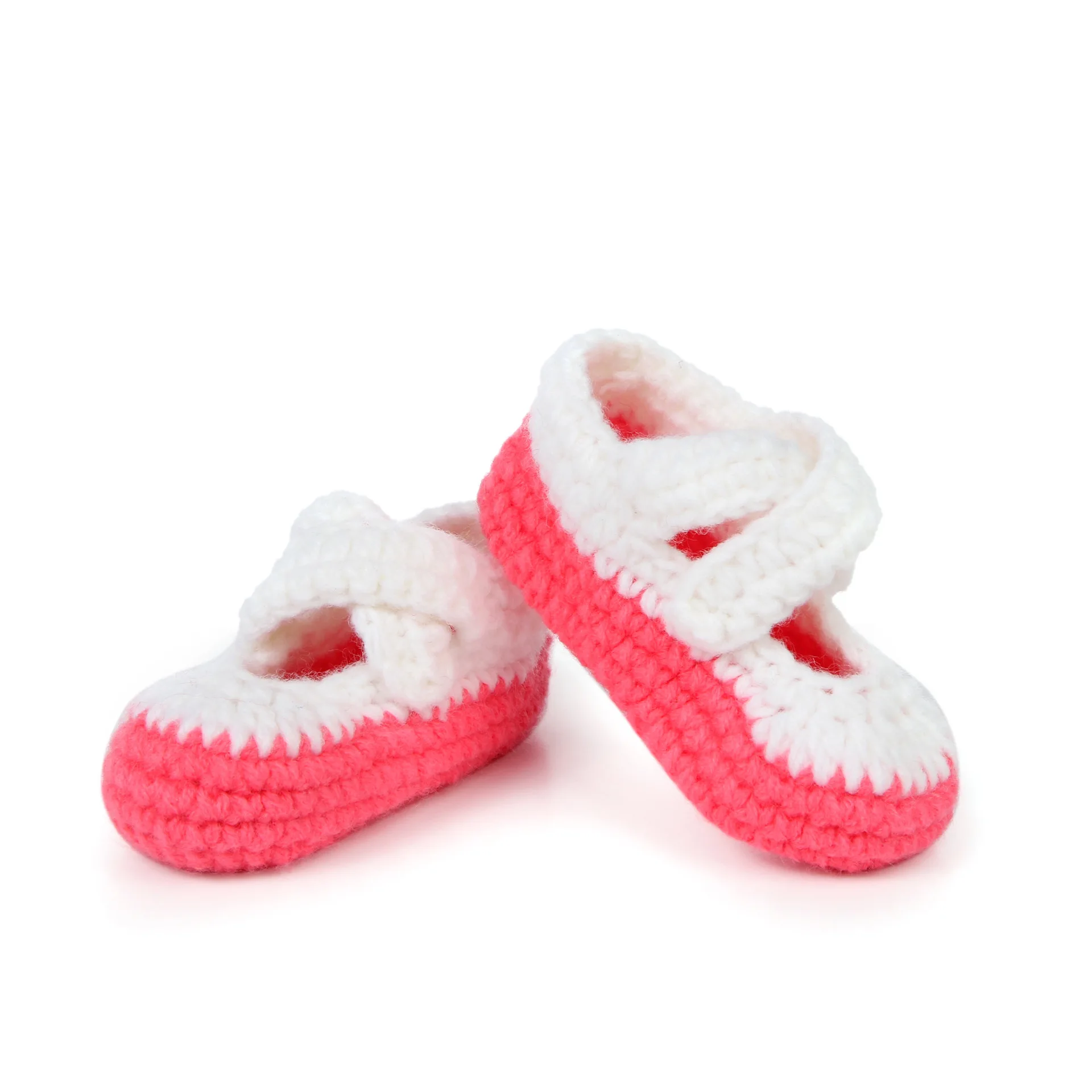 Girls Soft Cotton Crochet Sandals Baby Crochet Shoes Handmade Crochet Flower Flip Flops
