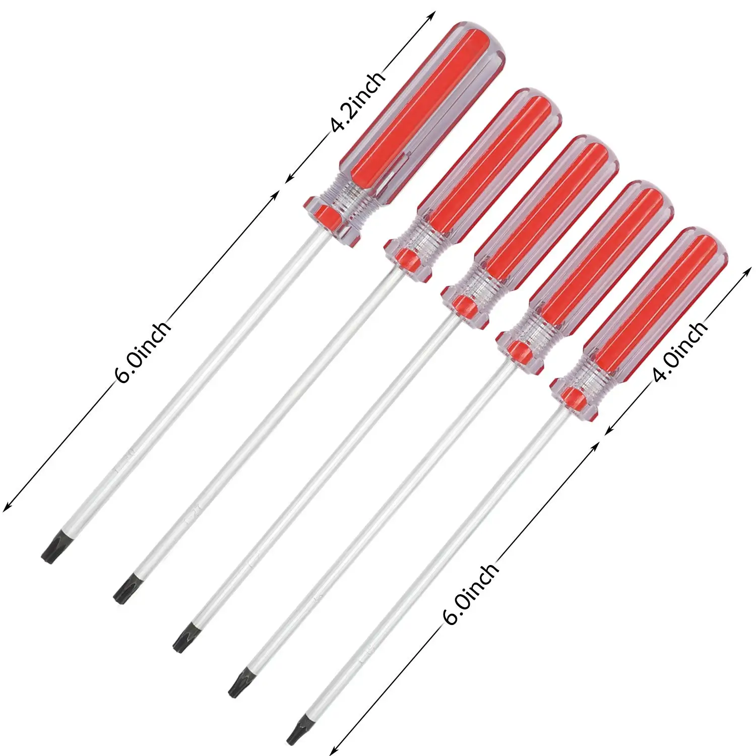Набор отверток T15 T20 T25 T27 T30 Torx 6 дюймов магнитные отвертки driver Star Bit