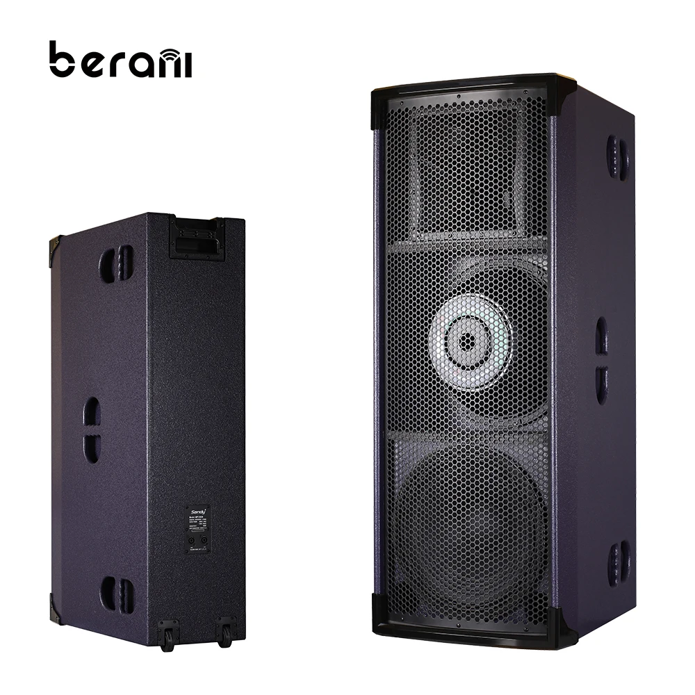 Berani PRO6.3 модная звуковая панель полнодиапазонная профессиональная колонка домашний кинотеатр для вечеринки двойная 15-дюймовая деревянная 3C