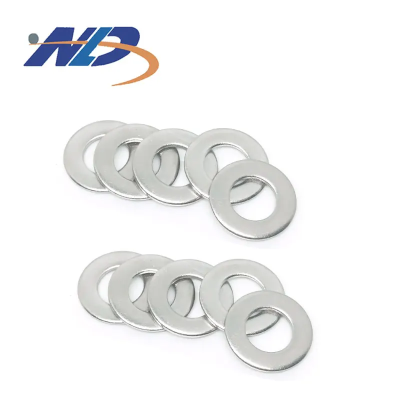 Factory Wholesale Zinc Plated DIN125 Flat Washers Stainless Steel 304 316 Black Oxide Thin Shim Spring Washer GB Standard