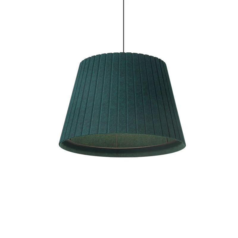 Victorian Lampshade Frames Kitchen Soundproof Lighting Led Ceiling Hanging Nordic Pendant Lights Modern Felt Chandelier For Home