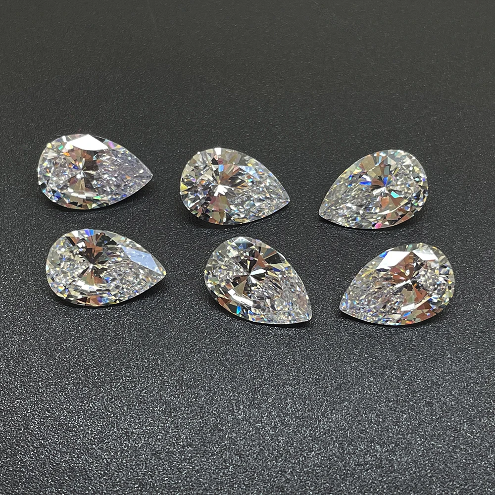 High Quality Pear Cut Cubic Zirconia For Bracelet