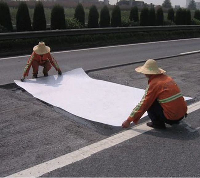 Polyester Filament Geotextile Fabric Non Woven Geotextile for  Road Landfill Mine Dam protection