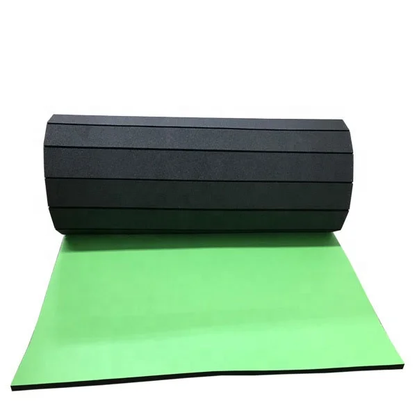 Smooth or Tatami Vinyl Surface Roll Out Mats Jujitsu Flexible Roll Up Martial Arts Mats