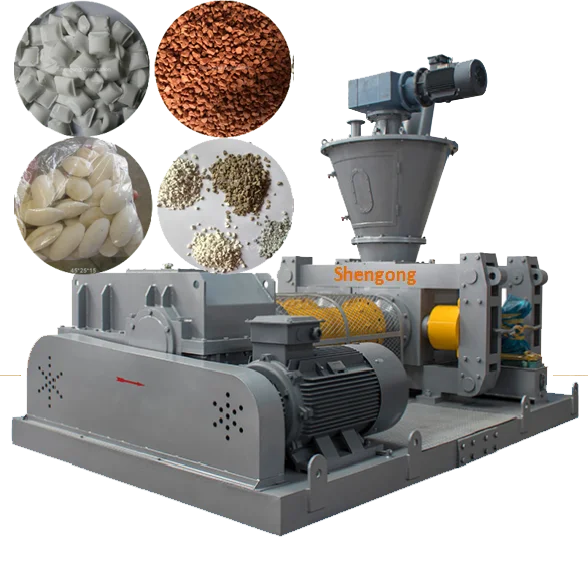 Changzhou Shengong dry roller granulator for inorganic chemical mineral NPK fertilizer machinery dry granulator