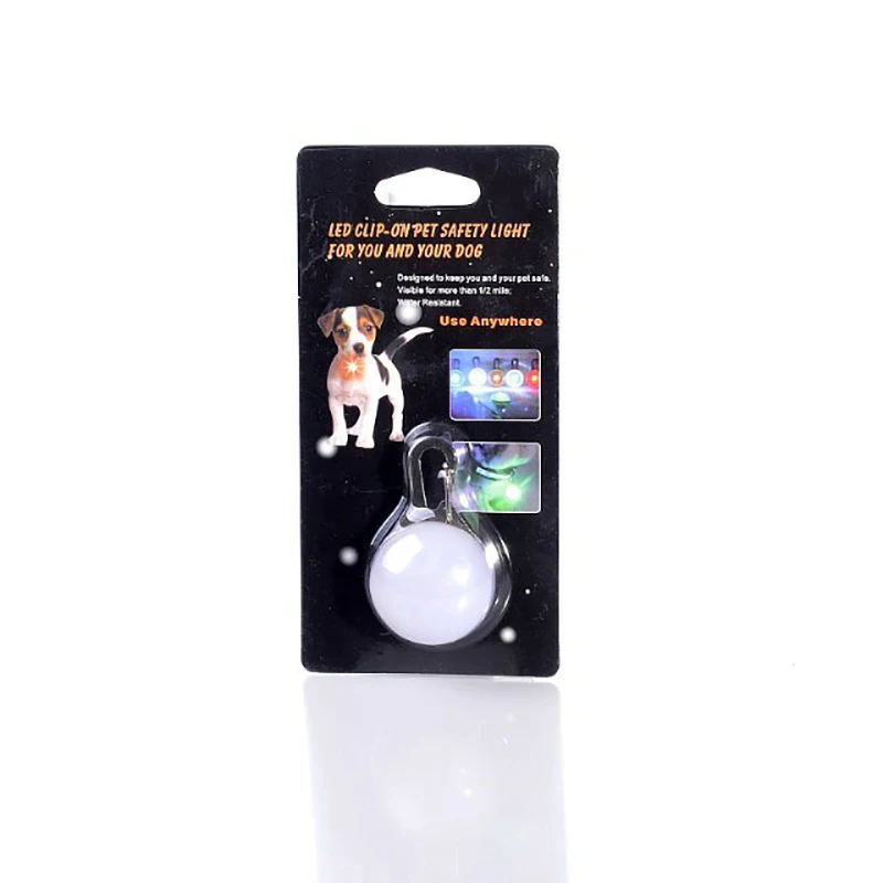 Safe At Night Pet LED Flashlight Pet Pendant Collar Glowing Pendant Pet Leads Necklace Luminous Bright Decoration Collar