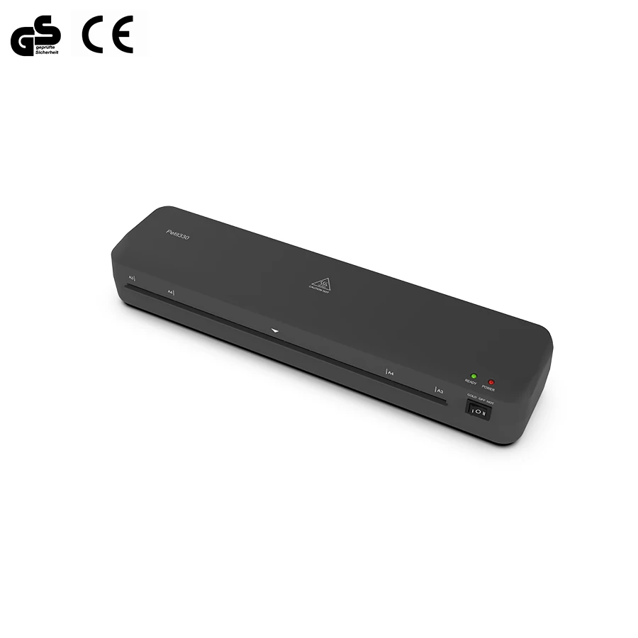 Factory Photo Lamination Machine Hot Cold 2 Rolls Pouch Film A4 Photo Laminating Machine