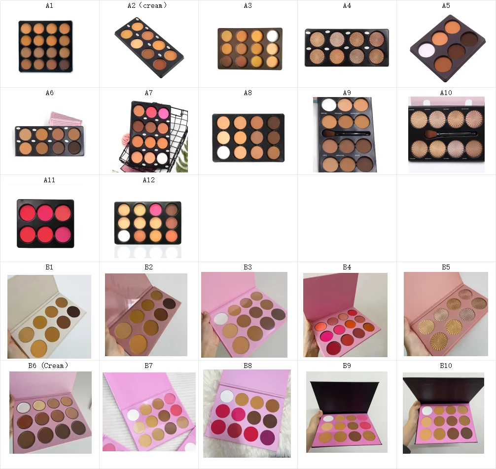 12  color concealer palette makeup contour palette blush palette blush customized private label