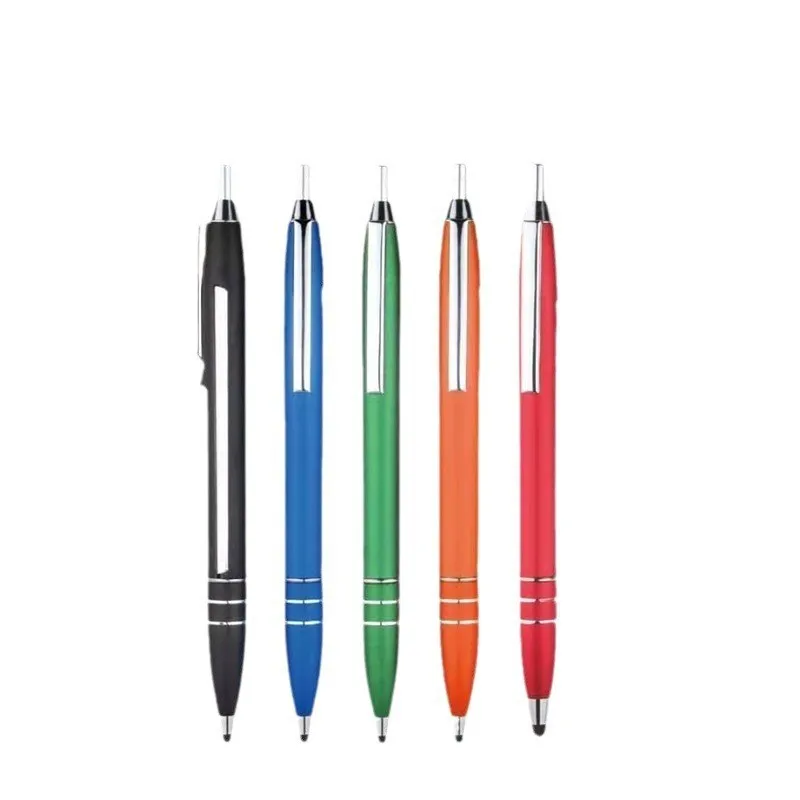 Promotional Metal Touch Screen Banner Pen, Customized Logo Advertising Metal Pen with Banner, Wholesale Banner Pen