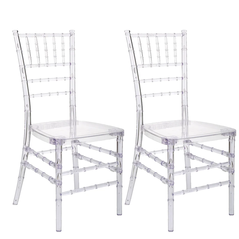 Wholesale Clear Crystal Transparent Tiffany Acrylic Chiavari Chairs For Wedding Room