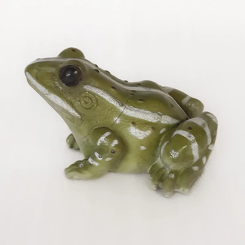 simulated N08 Cement handicrafts frog using eco-friendly and biodegradable materials for home garden decoration