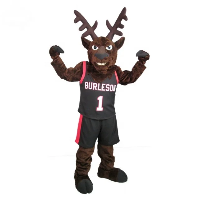 Custom Basketball Team Elk Cheerleading Mascot Costumes For Sale
